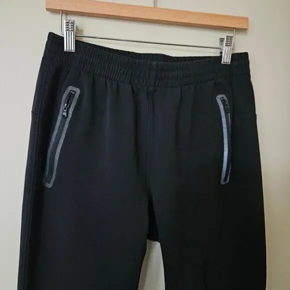 Old Navy Active Men's Dynamic Fleece Joggers, Size M Black Athletic Lounge - Picture 2 of 7